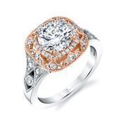 Jade Vintage Inspired Engagement Ring image 1