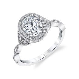 Oval Diamond Engagement Ring image 3