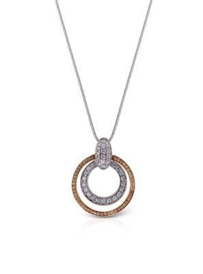 Simon G. Double Circle Pendant